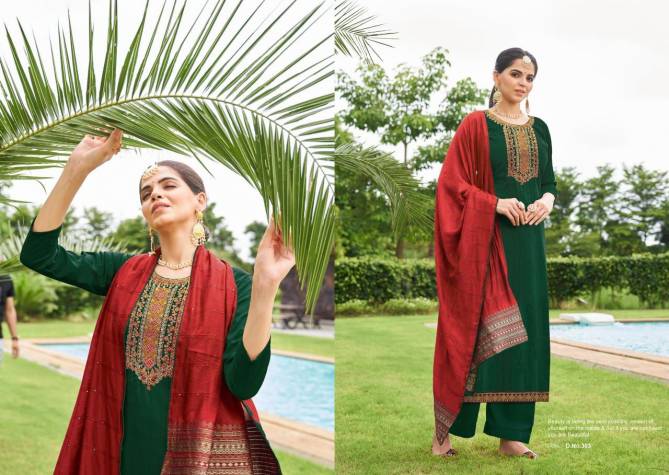 Cherry Inna Festive Wear Designer Silk Heavy Salwar Suit Collection